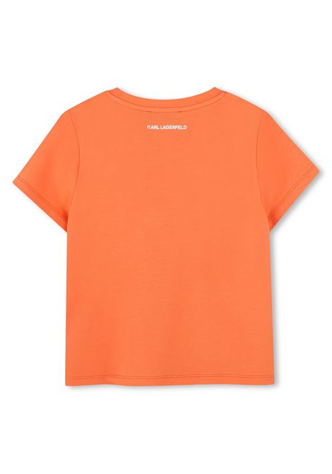 T-shirt con stampa KARL LAGERFELD KIDS | Z3049298F